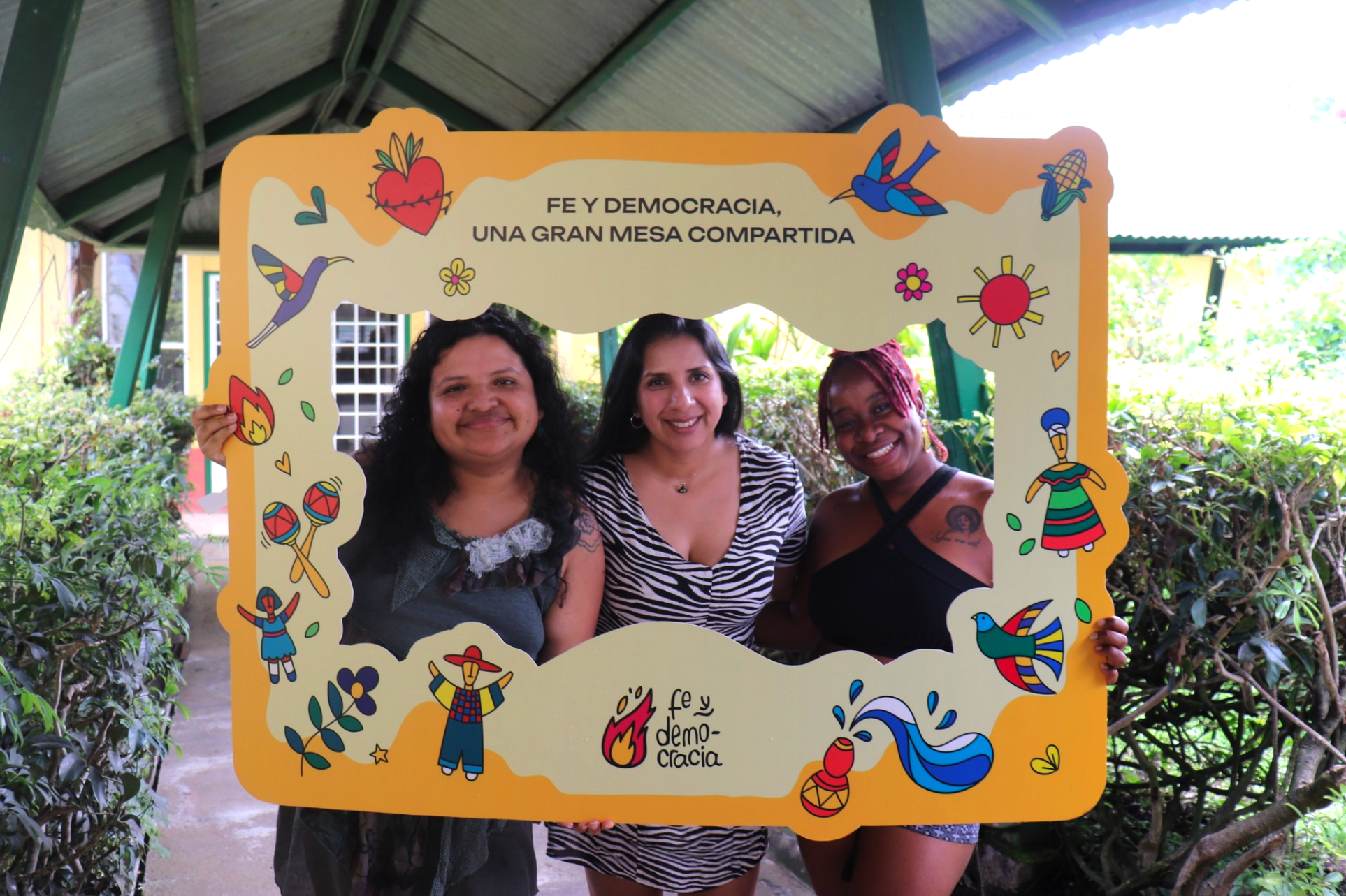 Launch of the Fe y Democracia campaign.